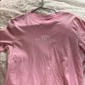 pink vans long sleeve